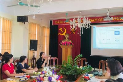 Trường Tiểu học Kim Đồng tập huấn “Thiết kế bài giảng STEM”
