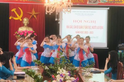 CHÚC MỪNG THÀNH CÔNG HỘI NGHỊ CÁN BỘ- VIÊN CHỨC- NLĐ TRƯỜNG TIỂU HỌC KIM ĐỒNG NĂM HỌC 2022-2023