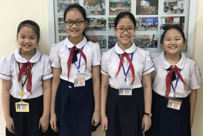 Hoạt động Đội tuyên truyền Phát thanh măng non của trường Tiểu học Kim Đồng